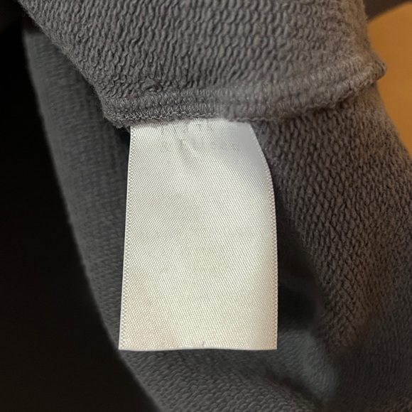 Frank & Eileen | Audrey Funnel Neck Capelet Pullover Sweatshirt Grey One Size - Picture 8 of 8